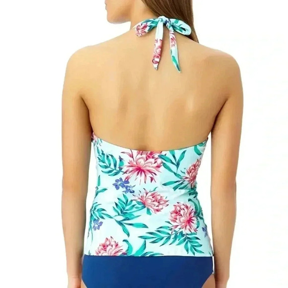 Liz Claiborne | Tropical Floral Tankini Swimsuit Top Size 22W NWOT - Picture 2 of 14